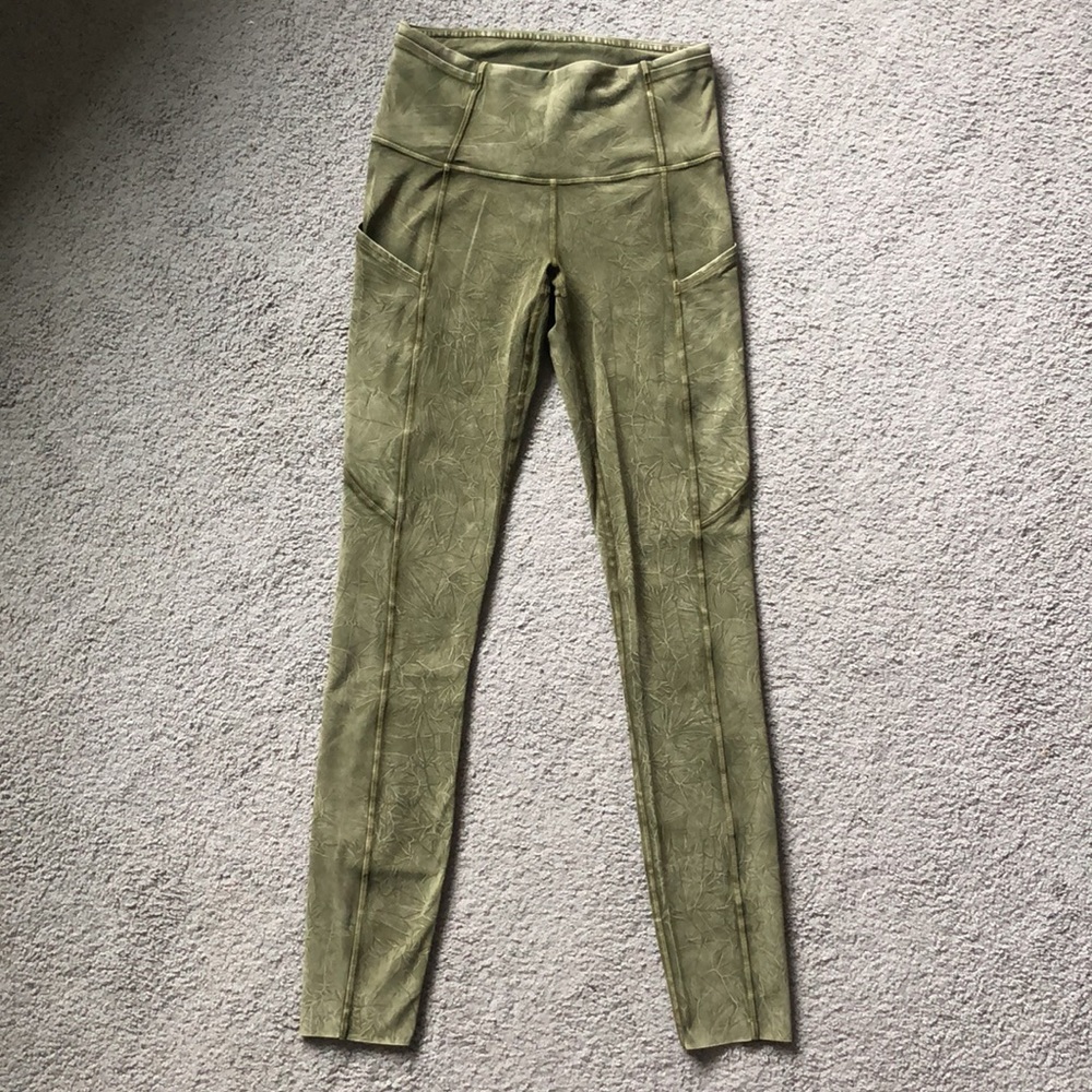 Lululemon Fast and Free High Rise Tight 25" *Ice Dye - Picture 2 of 7
